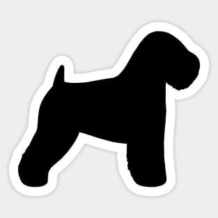 Soft Coated Wheaten Terrier Silhouette Sticker